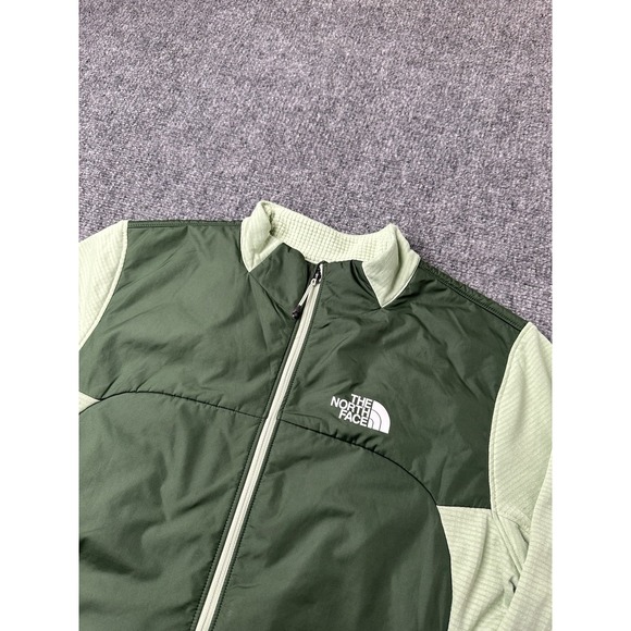 Womens Jacket The North Face Green Full Zip Outdoor, Size L - Picture 3 of 9